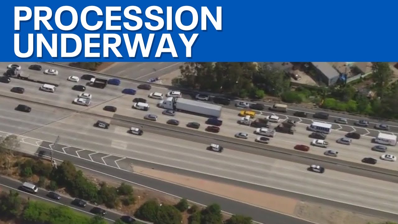 Procession for fallen LAPD Sgt. Shiou Deng  | FOX 11 LA