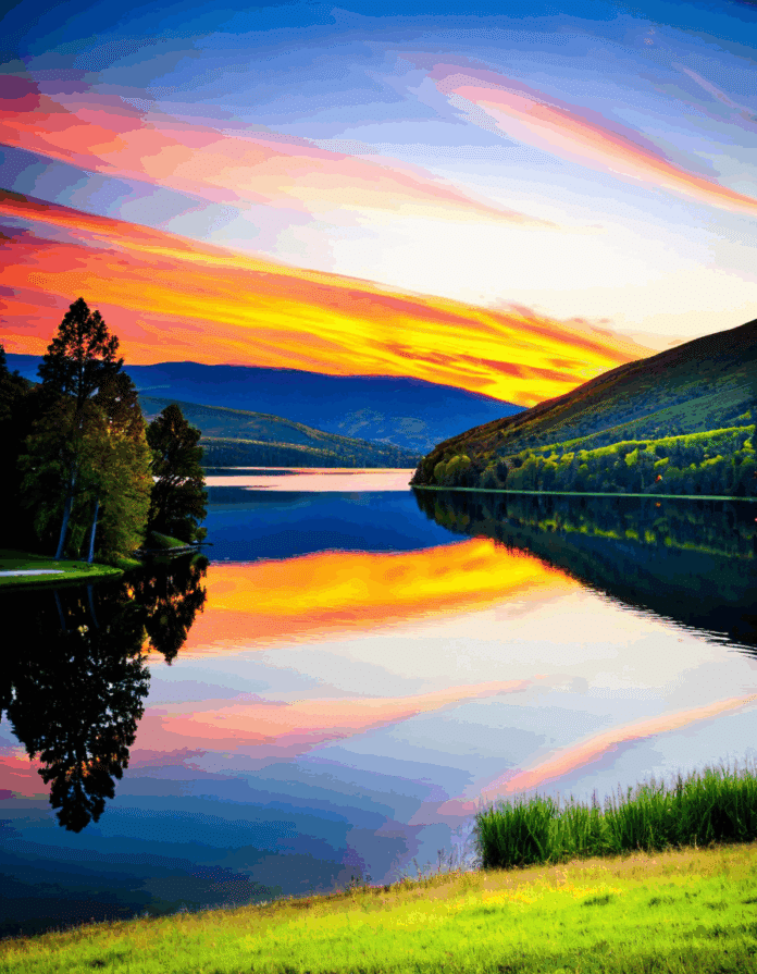 lake in the hills