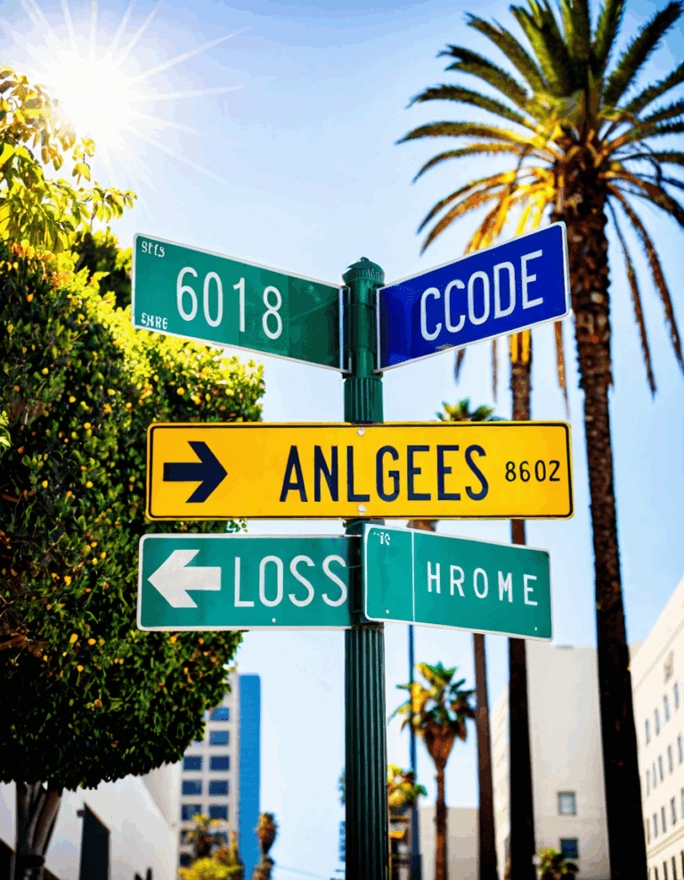 los angeles california zip code