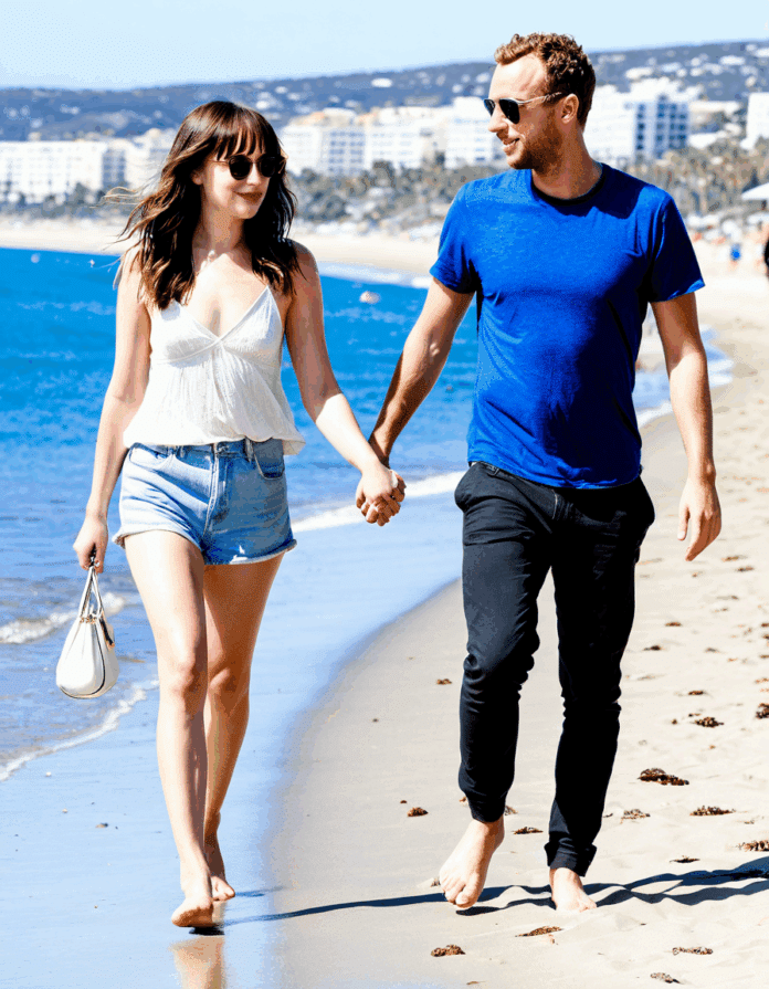 dakota johnson and chris martin