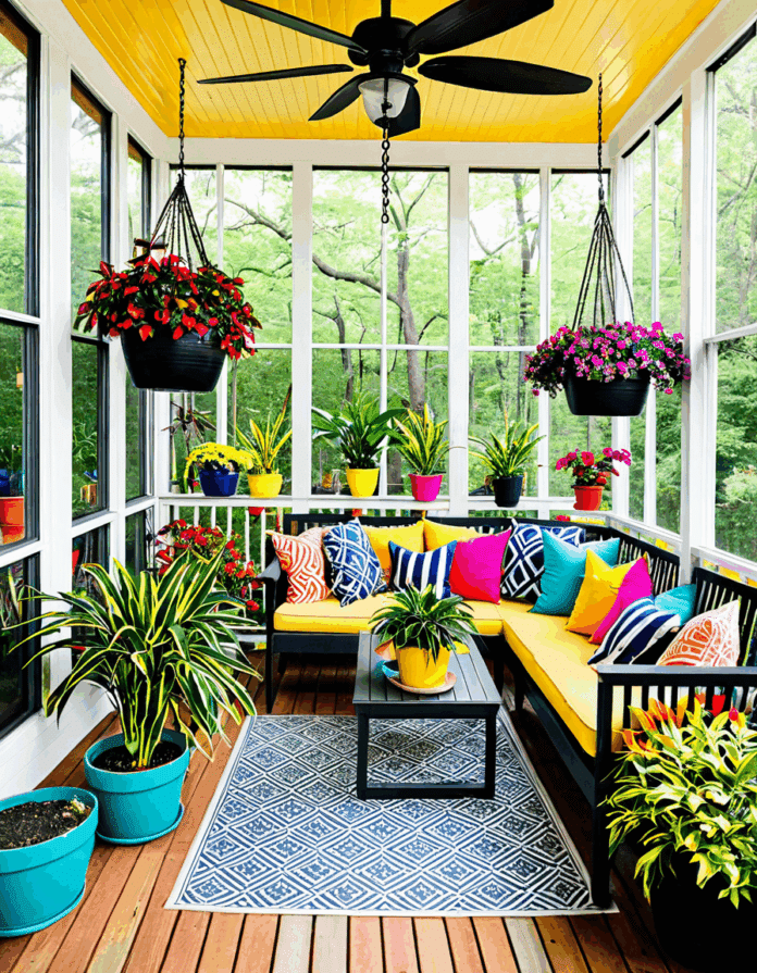 screened in porch