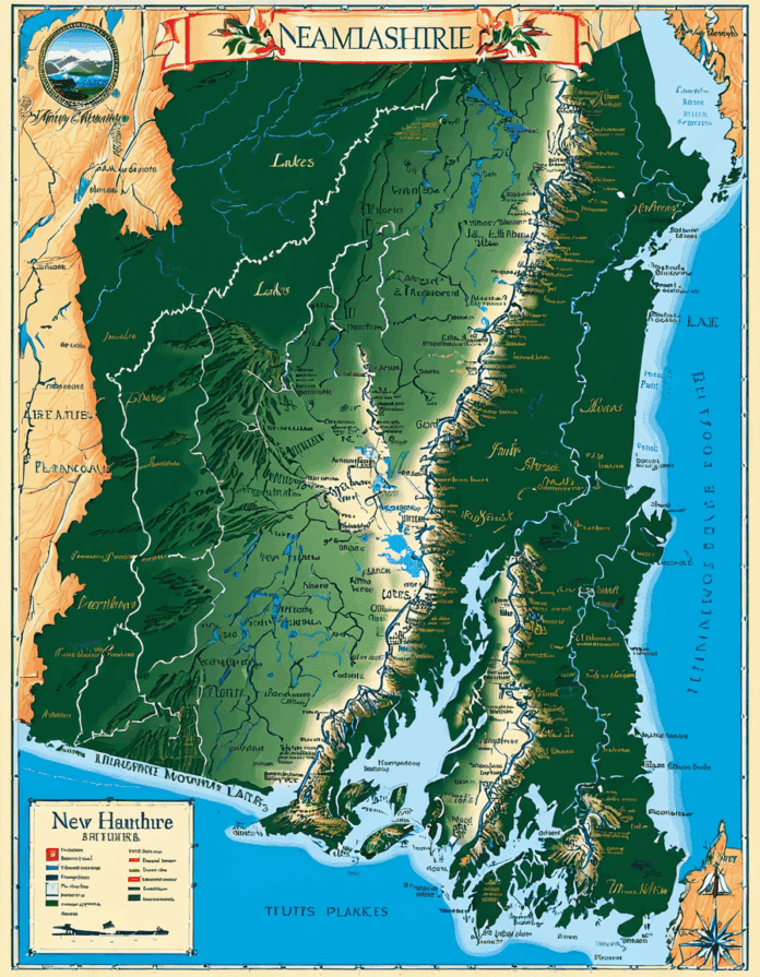 new hampshire map