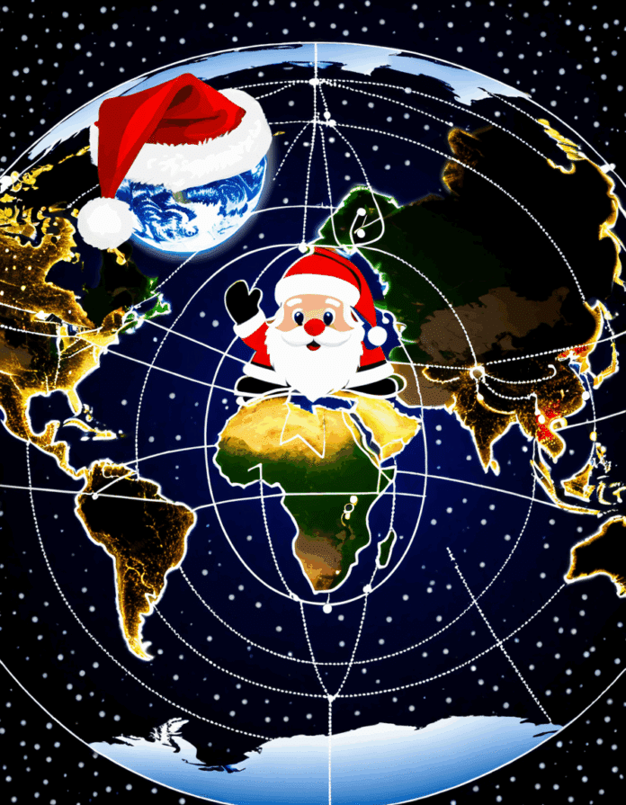 santa claus number